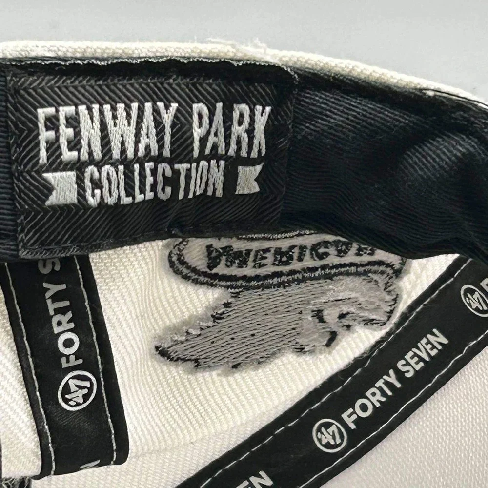 Boston Red Sox Hat Kids White Fenway Park Collection 47 Brand Snap Back Cap‎